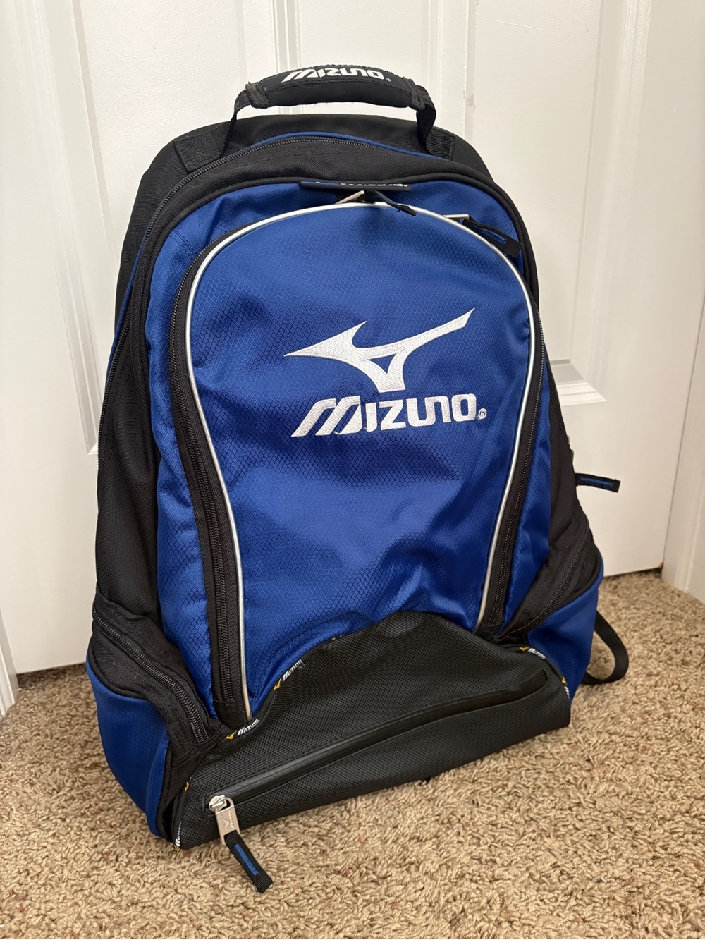 Mizuno Volleyball Blue Athletic Backpack